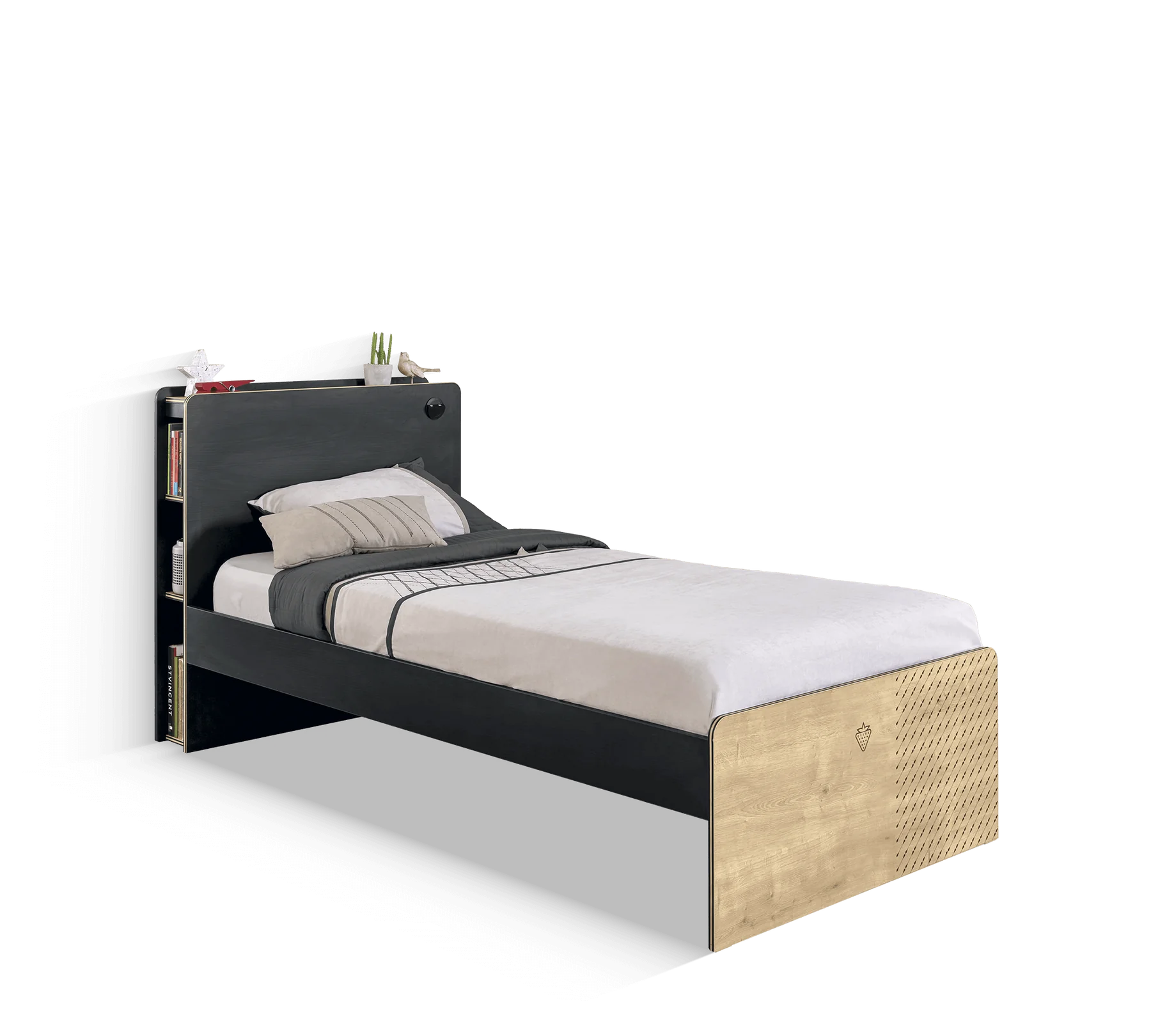 Cilek BLACK Bett, 100x200 cm